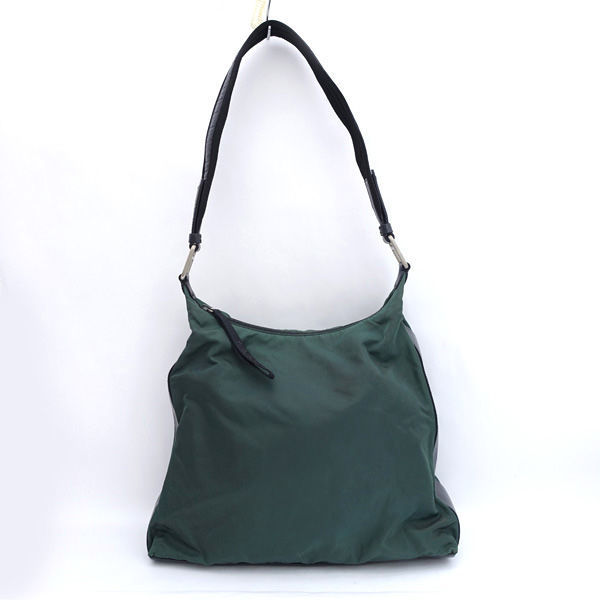Prada Leather One Nylon Bag Guarantee Green Shoulder Prada Leather One Nylon Bag Guarantee Green Shoulder